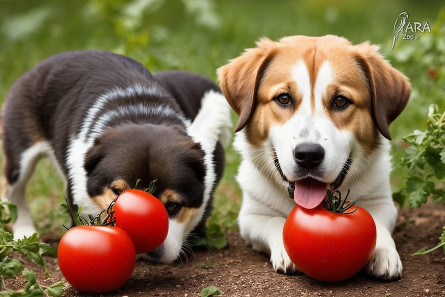 czy pies może jeść pomidory koktajlowe